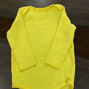 Yellow Unisex Bodysuit